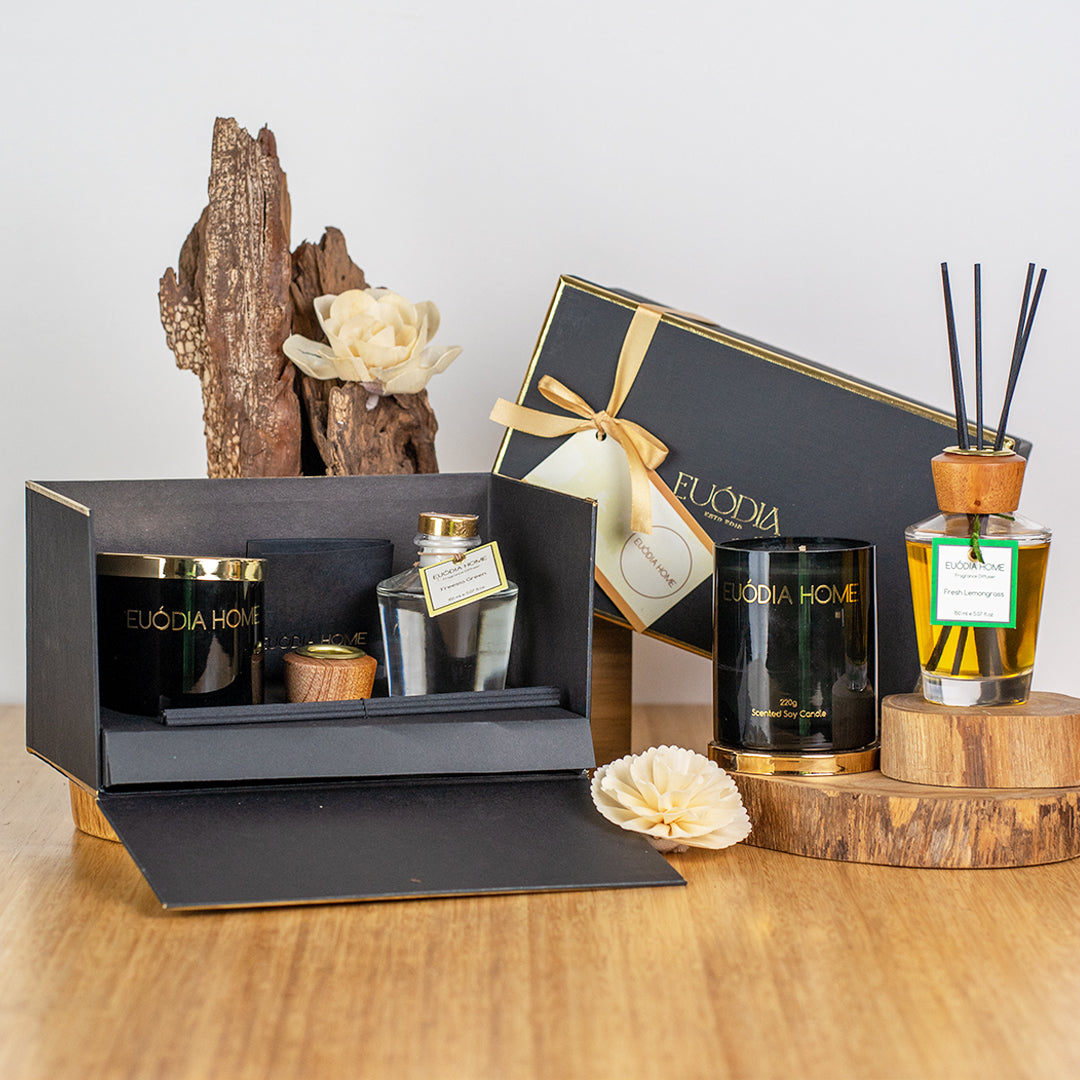 Hampers Fragrance Diffuser 150ml & Soy Scented Candle 220g