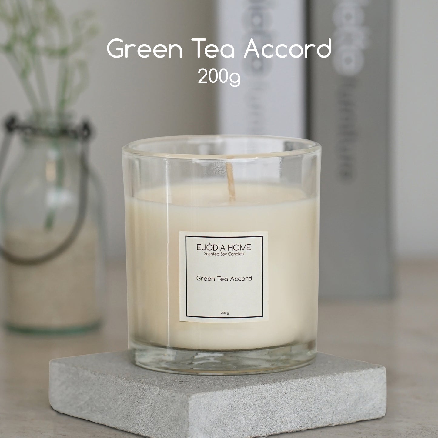 Green Tea Accord Soy Scented Candle
