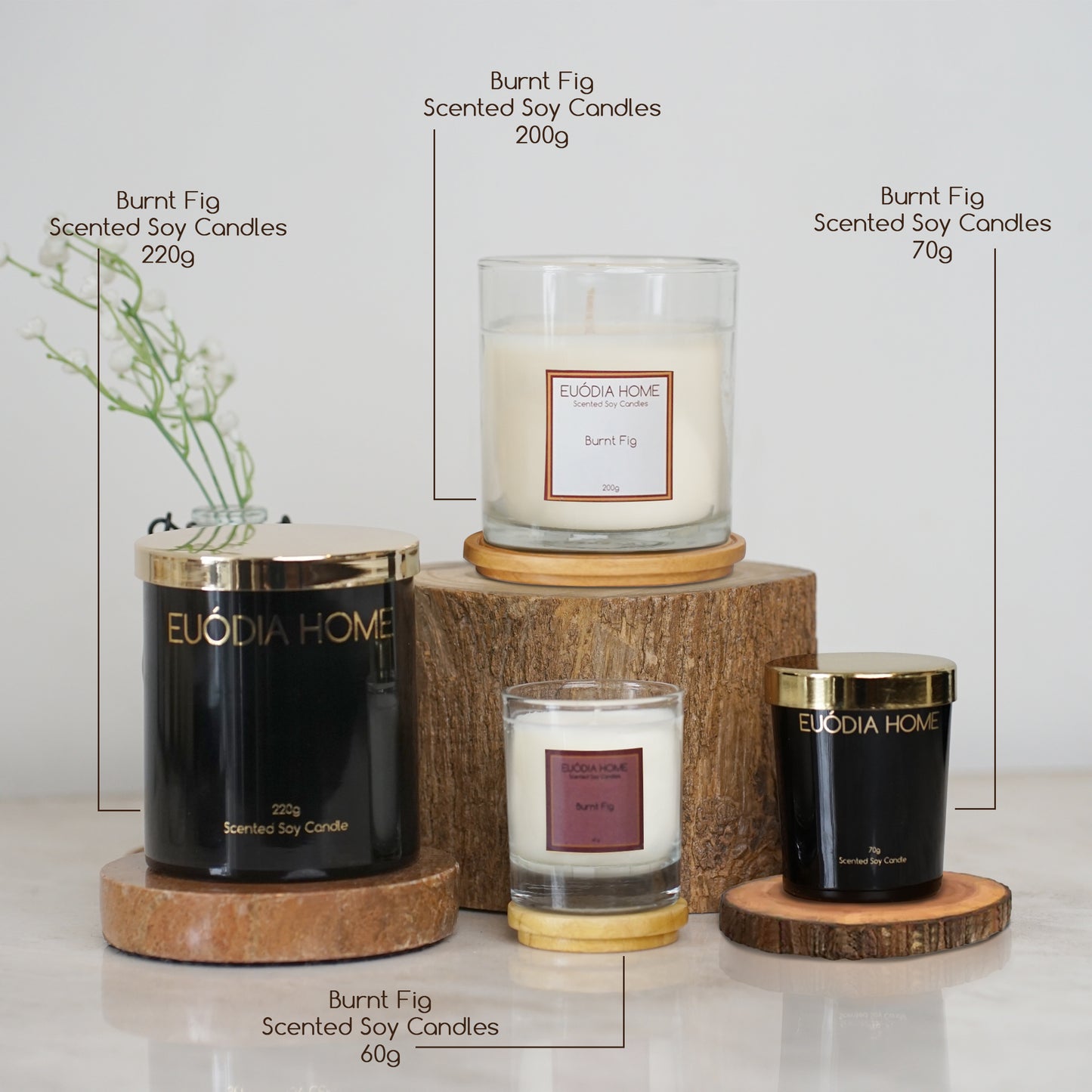 Burnt Fig Soy Scented Candle