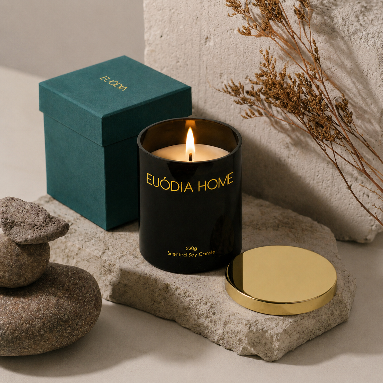 Rosette Soy Scented Candle