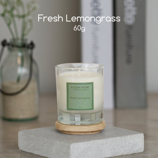 Fresh Lemongrass Soy Scented Candle