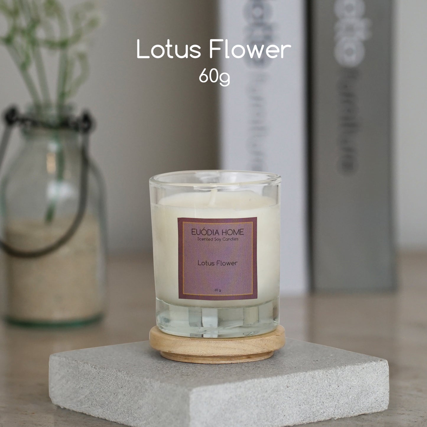 Lotus Flower Soy Scented Candle