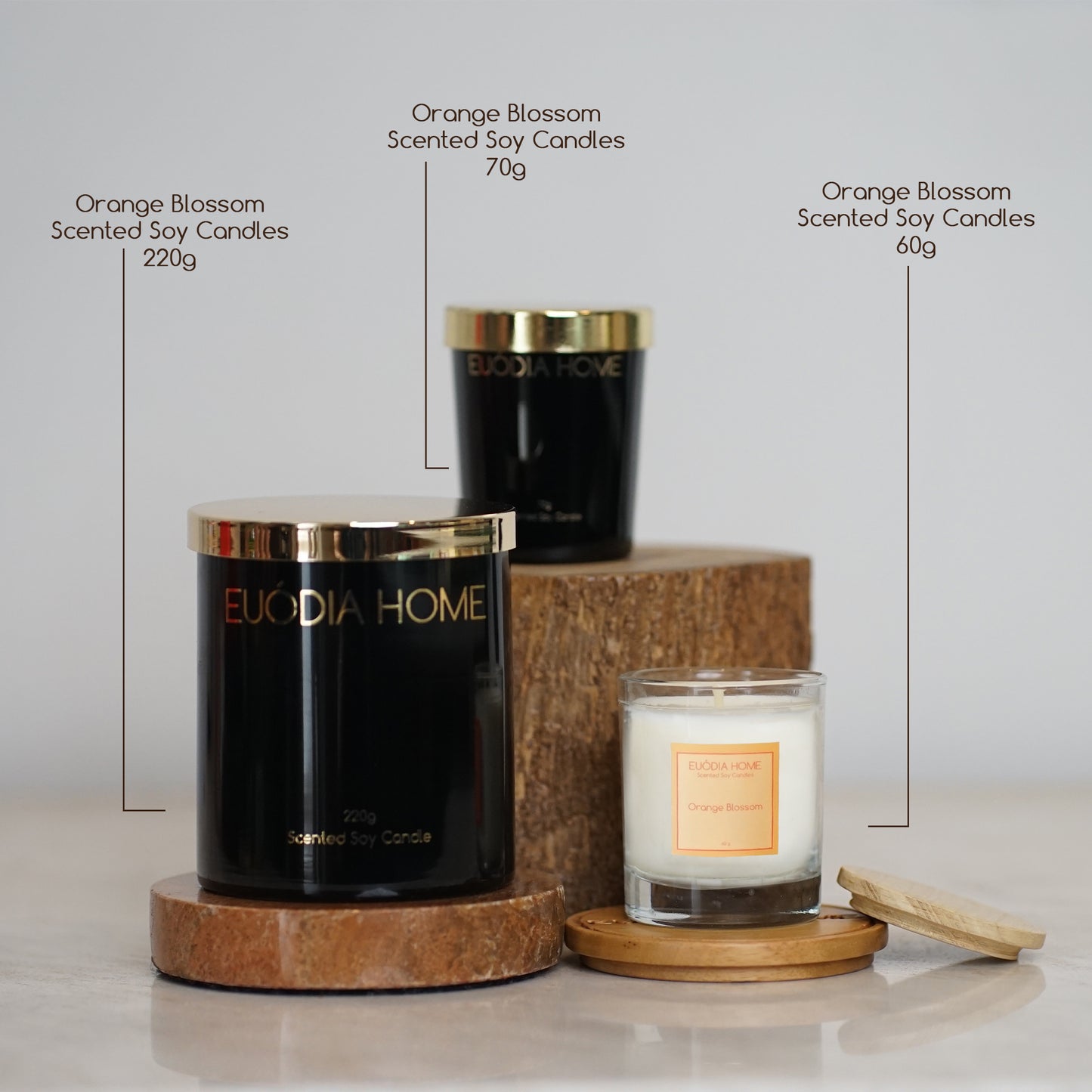 Orange Blossom Soy Scented Candle