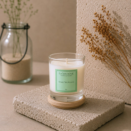 Green Tea Accord Soy Scented Candle