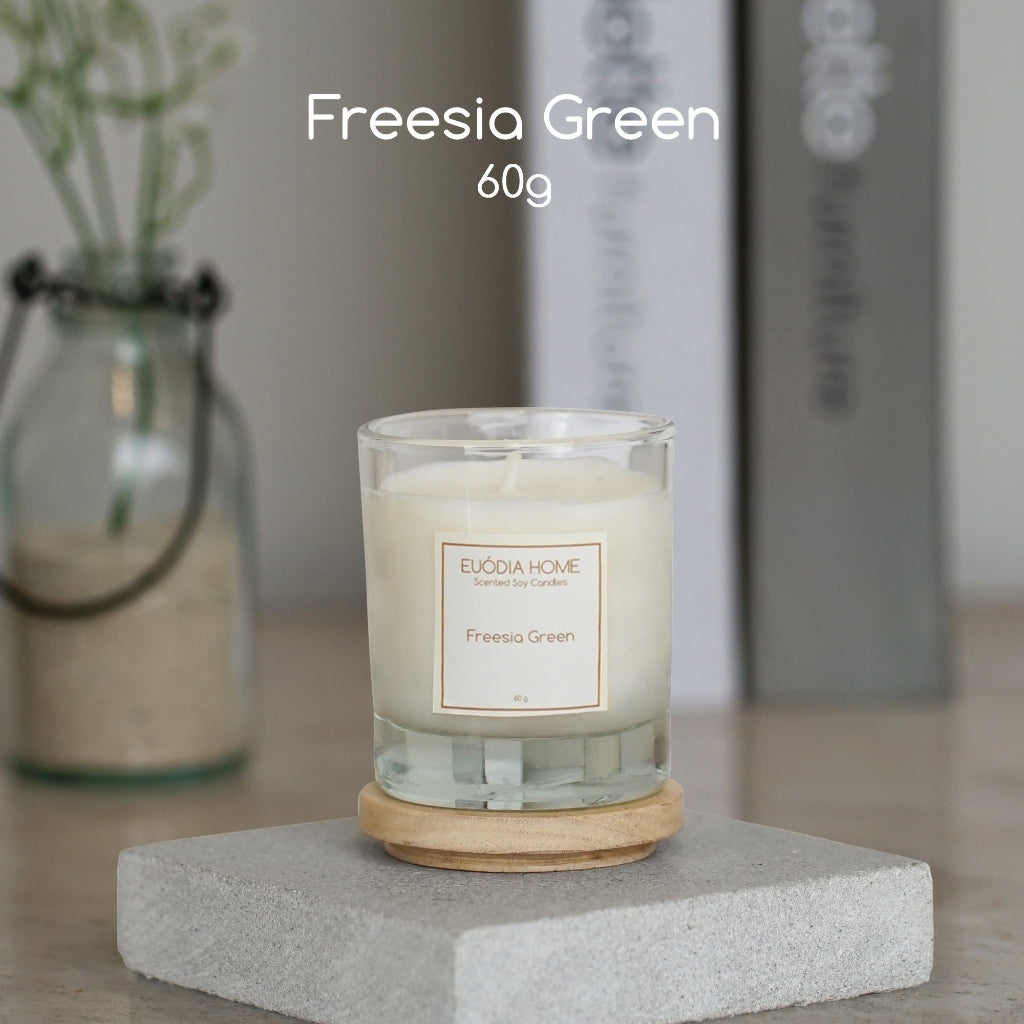 Freesia Green Soy Scented Candle